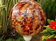 Mariusz Rynkiewicz: Original Hand-Blown Glass Lawn Ornament, Hand Signed by the Artist