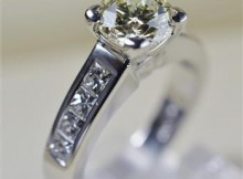 Platinum 2.25ctw Diamond Wedding Ring (Center Diamond: 1.50ct), Retail $11,774