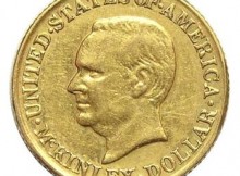 Rare 1917 McKinley Memorial Gold Dollar - .900 Fine - Only 5,000 Minted