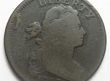 Scarce, Better Grade 1797 Draped Bust Large Cent - 217 Years Old - Very Tough to Find