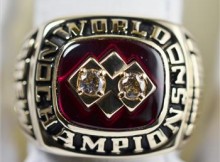Solid 18K Gold MSBL Championship Ring 24.93 Grams, Retail $3,200
