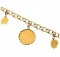 12.9 Gram 14kt Yellow Gold Bracelet With Charms