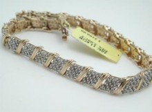 Yellow Gold 2.00ctw Diamond Tennis Bracelet, Retail $2,100