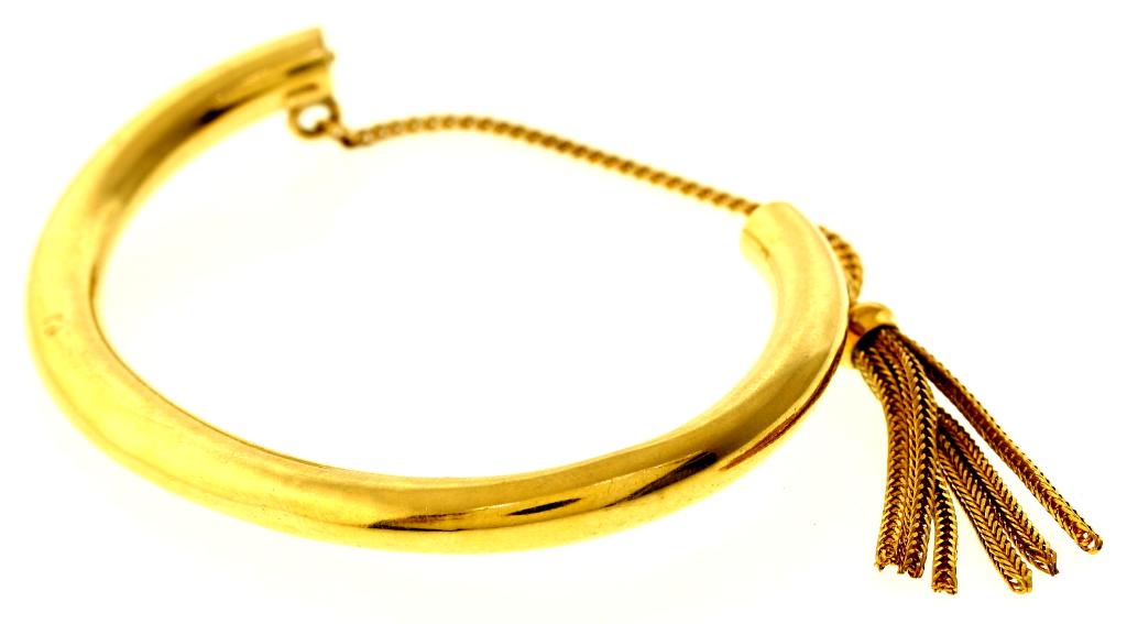 13.1 Gram 18kt Yellow Hollow Gold Bracelet