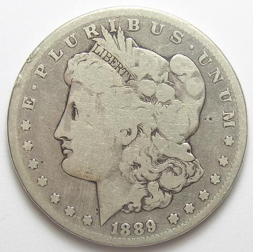 KEY DATE 1889-CC Morgan Silver Dollar - King of the Carson City Issues, Only 350,000 Minted