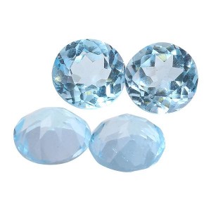 10.35ctw Sky Blue Topaz Loose Gemstone (Set of 4)