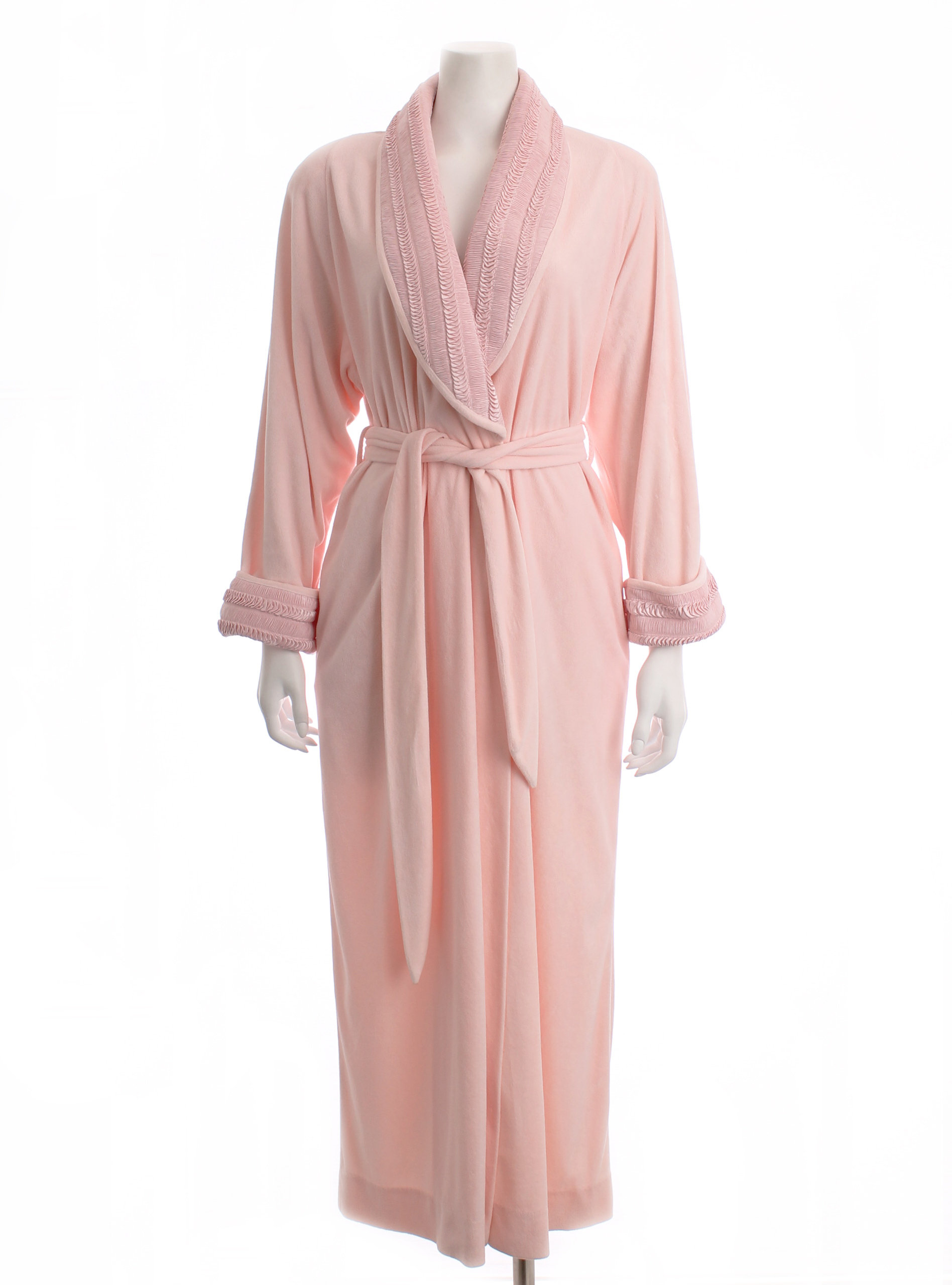 Nordstrom Velvety Pink Robe, Size M
