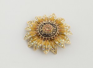 St. John Sunflower Brooch