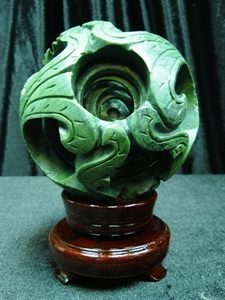 4 Layer Puzzle Ball (Made with Real Jade)