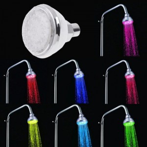 Water Glow 7 Color Changing LED Shower Head (Brand New)