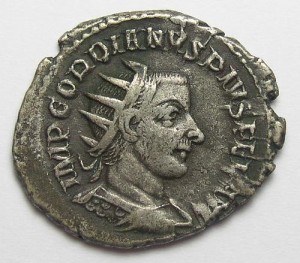 Genuine Ancient Roman Silver Denarius - Gordian III 238-244 A.D.