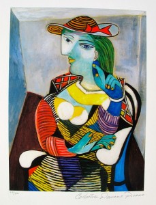 Pablo Picasso Marie Therese Walter Estate Signed Limited Ed. Giclee List Price $595