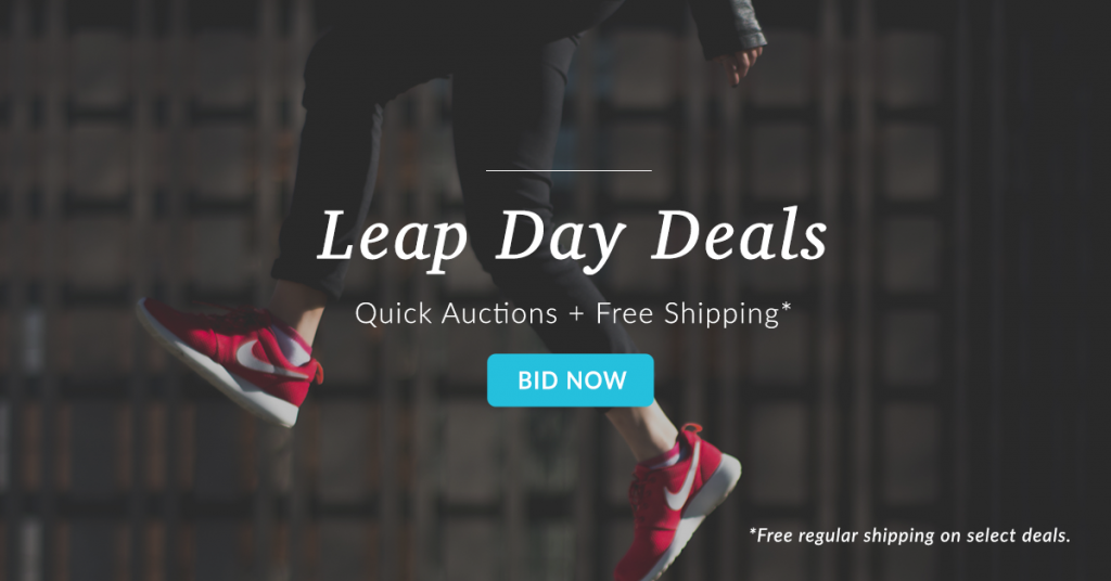 Flash Auctions with Free Shipping